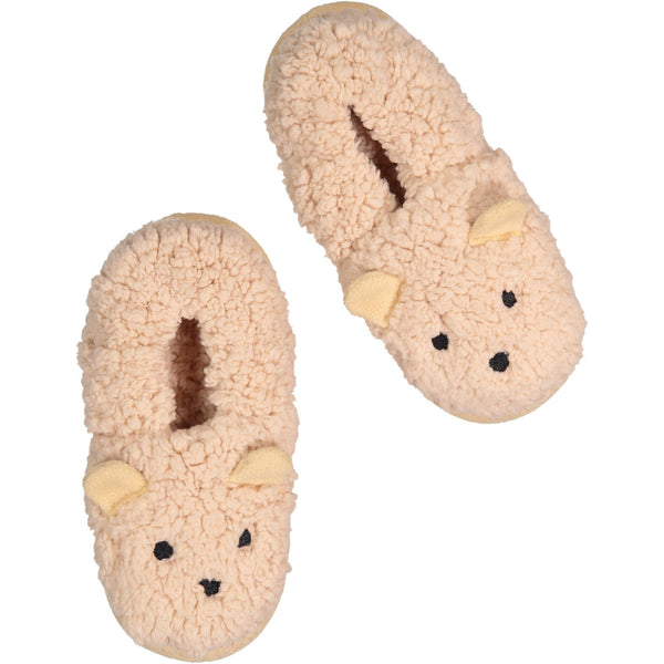 Women’s Marshmallow Dream Slipper Socks with Bear Face