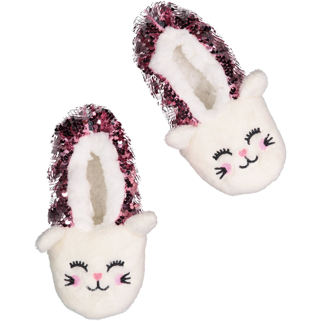 Kids Sequin Slipper Socks