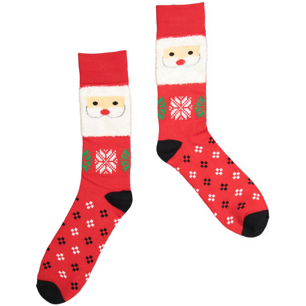 Men’s Santa Claus Holiday Crew Sock