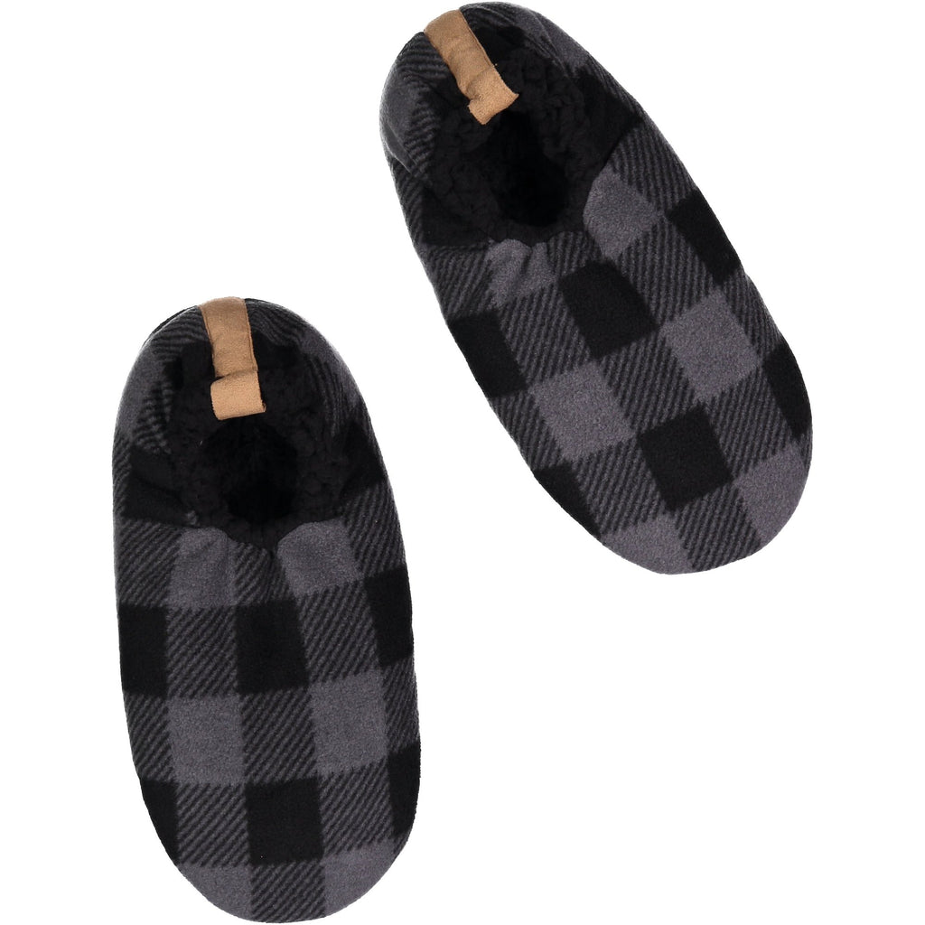 Men's Plaid Slipper Socks