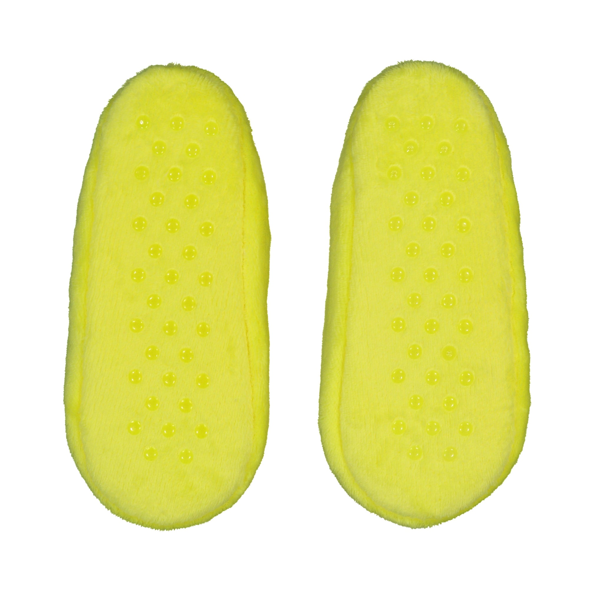 neon yellow slippers