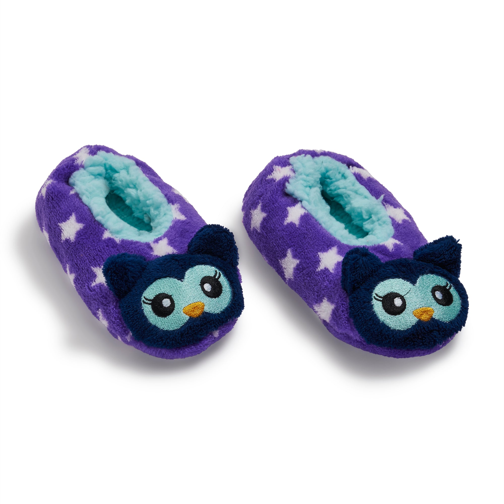 fuzzy owl slippers
