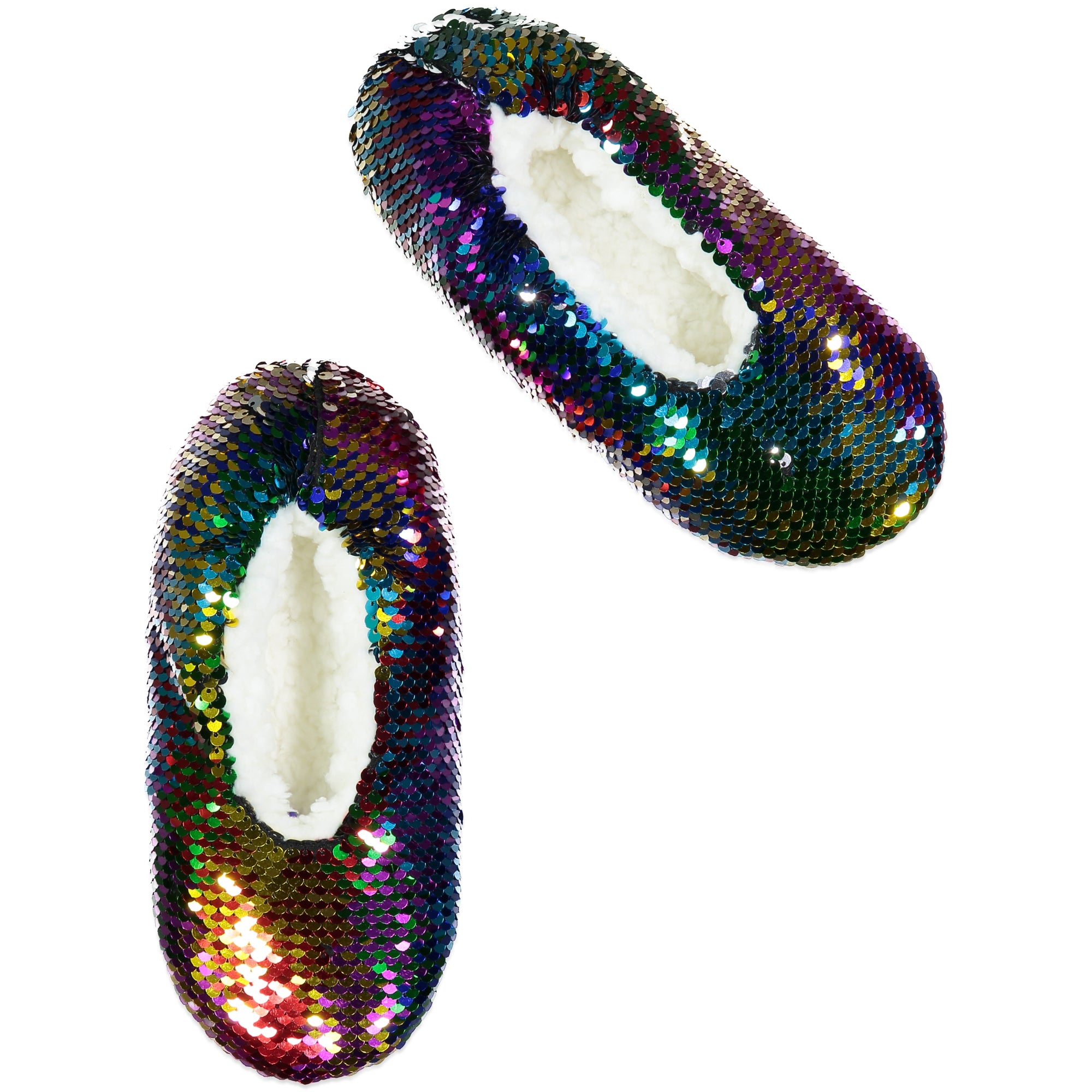 kids sequin slippers