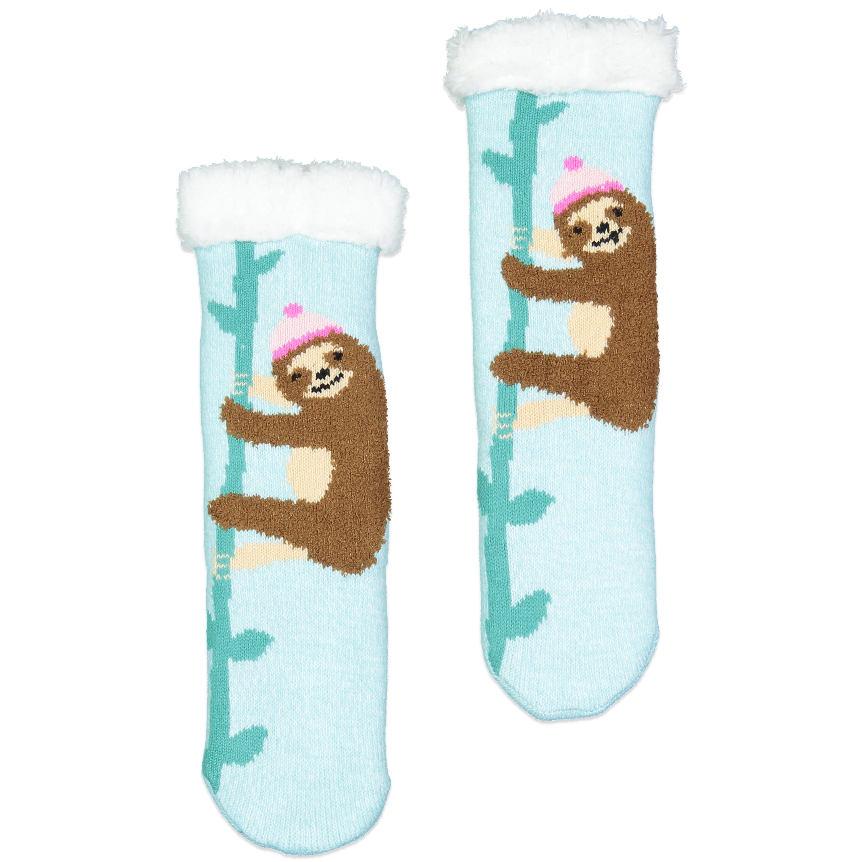 girls sloth slippers