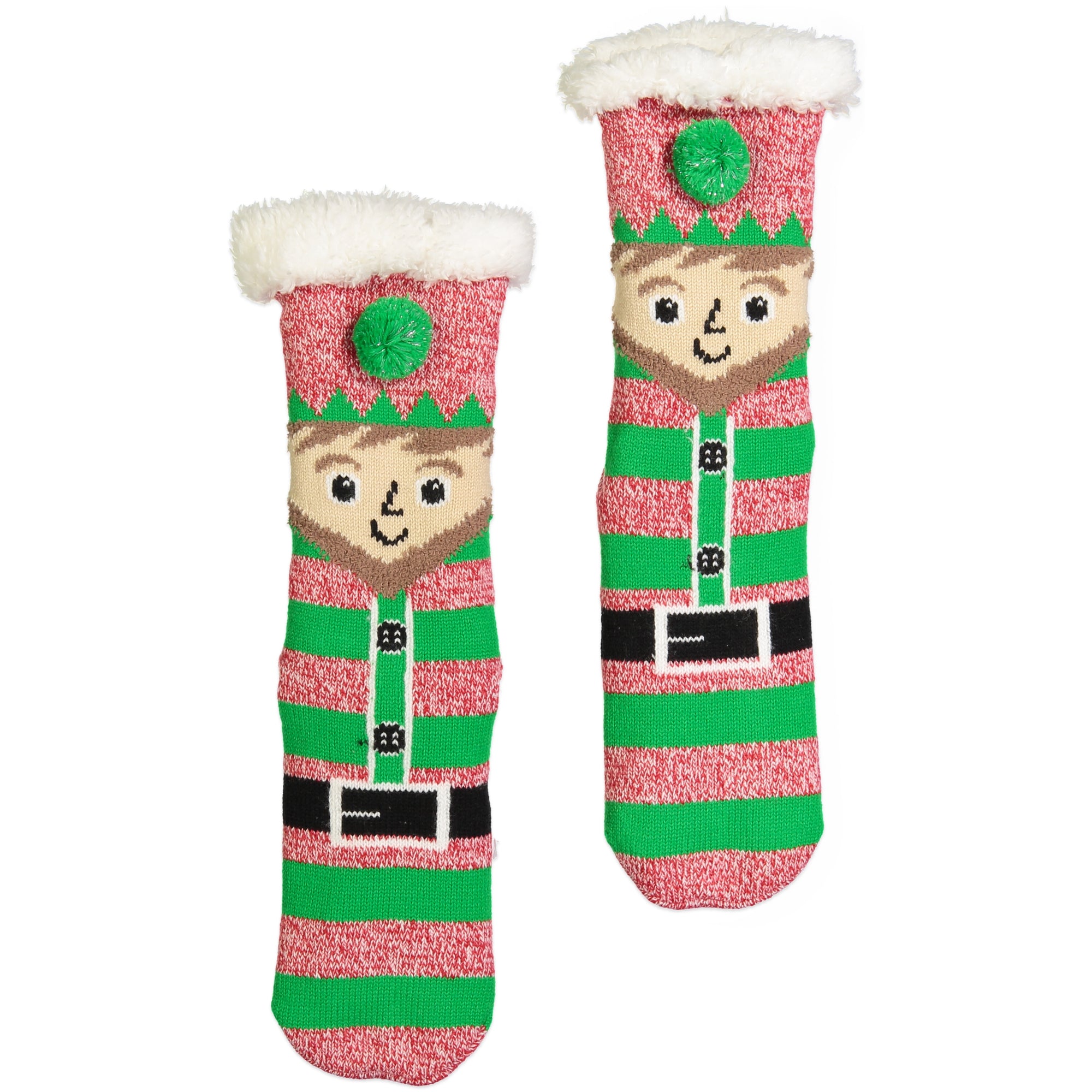 Elf Holiday Slipper Sock I Women I 