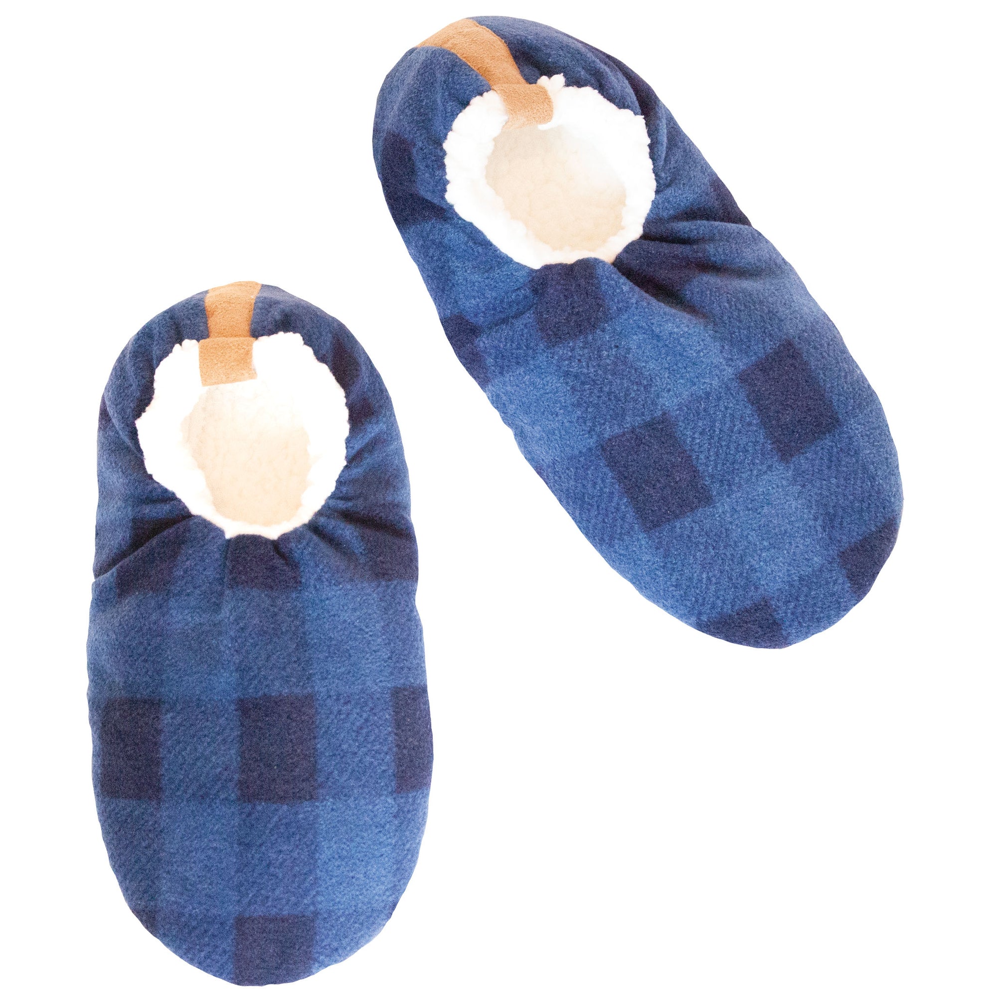 mens buffalo plaid slippers