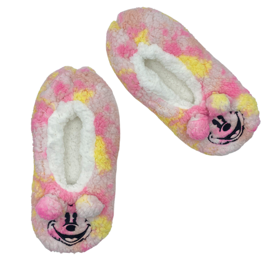 Holly Dog Holiday Dreamy Babba Slipper Socks with Grippers