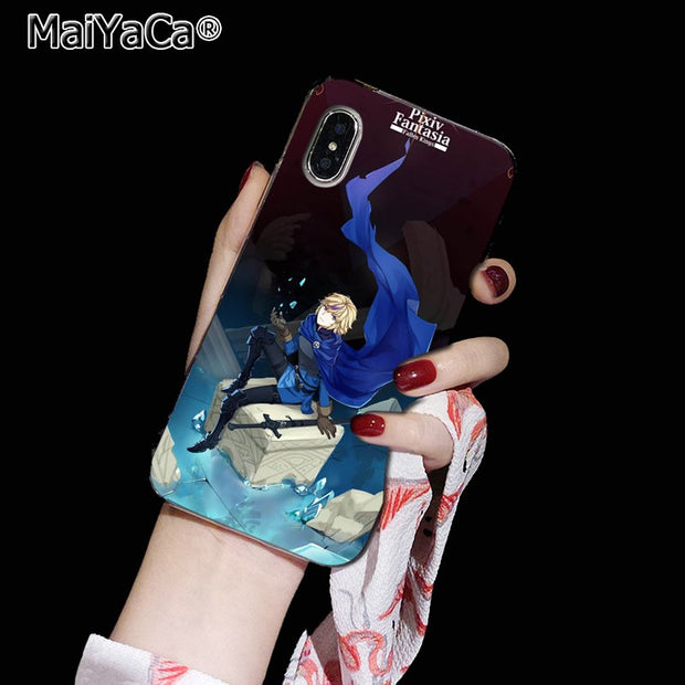 Maiyaca Anime Pixiv Fantasia Fallen Kings Painted Soft Shell Phone Cas Copper Cases