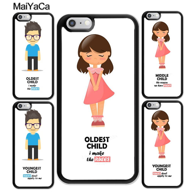 Maiyaca Children Rules Kids Birthday Funny Phone Case For Iphone 6 6s Copper Cases