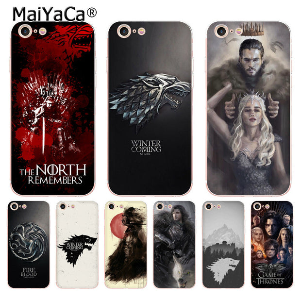 Game Of Thrones Iphone Xs Case Iphone 7 Case Stark Iphone 8 Plus Case Iphone 8 Case Iphone 7 Plus Case Samsung S9 Case Inspired By Jon Snow Cell Phone Accessories Electronics