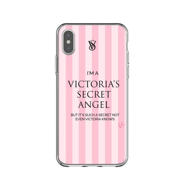 Victoria Secret Striped Case For Iphone X 7 8 Plus 6 6s Plus 5s Se Vs Copper Cases