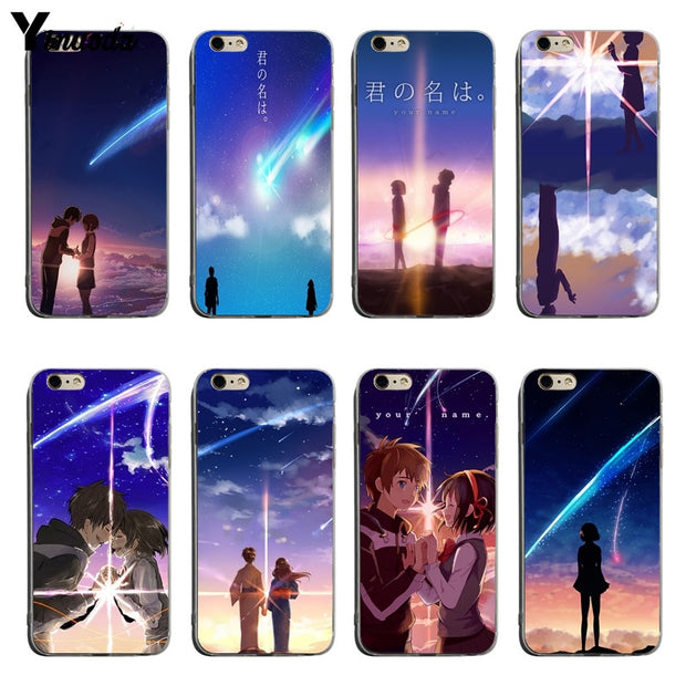Yinuoda Anime Your Name Kimi No Na Wa Coque Phone Cases For Iphone 6 6plus 7 7plus 8 8plus X Xs Xr Xsmax