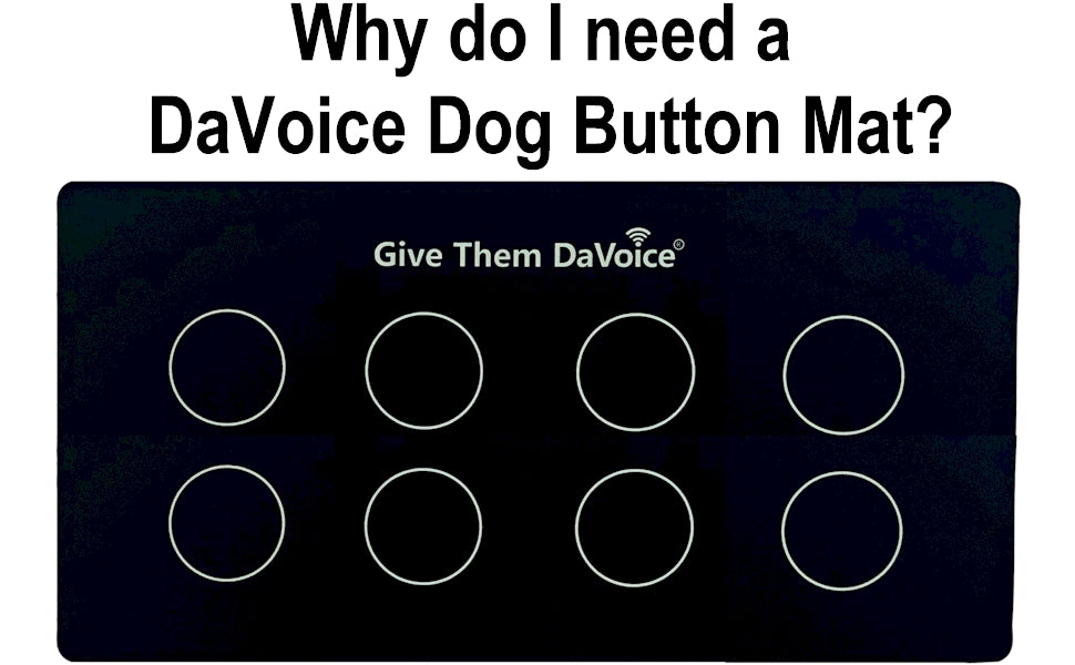 dog button mat