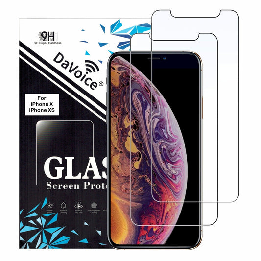 iPhone XR Tempered Glass Screen Protector (2 Pack) – DaVoice