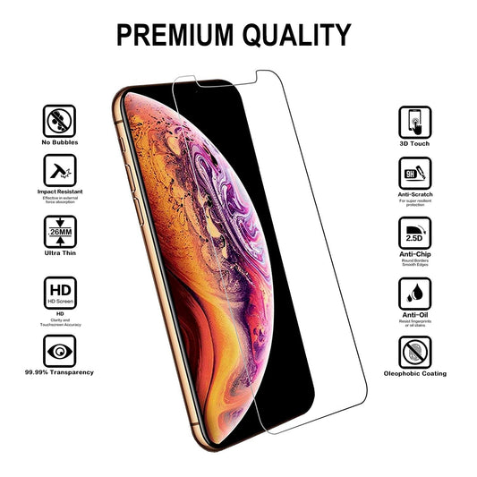 Durable cover with screen protector for iPhone XS Max