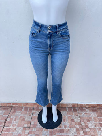 Pantalón Jean Hollister original blanco liso,HIGH - RISE SUPER SKINNY.