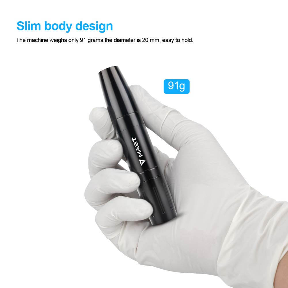 Slim body design The machine weighs only 91 grams,the diameter is 20 mm, easy to hold. 