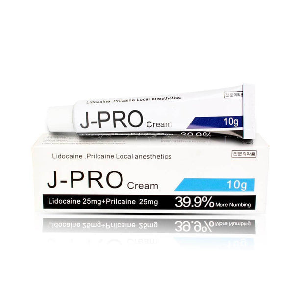  J-PRO.... Lidocaine Prilcaine Local anesthetics zEc J-PRO cresn mmmmrrn Lidocaine 25mgPrilcaine 25mg 39 .9Y%p woro numbing 