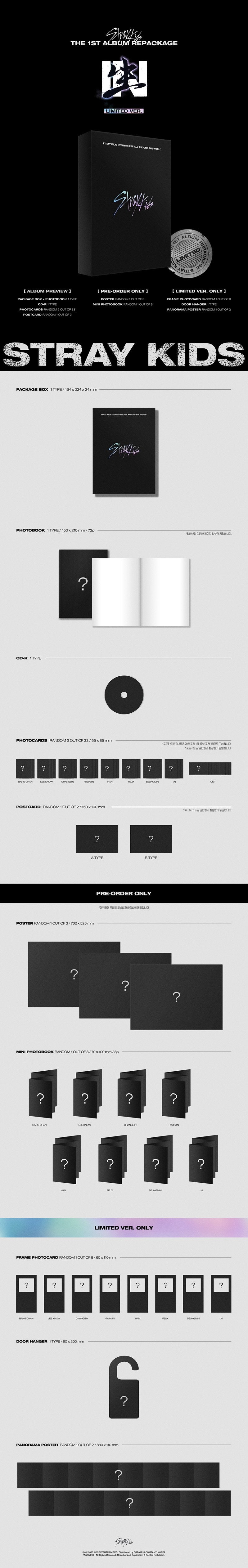 Stray Kids Repackage Album Vol1 IN IN LIFE Limited Edition VKPOP
