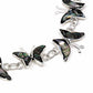 Abalone and Silver Butterfly Bracelet