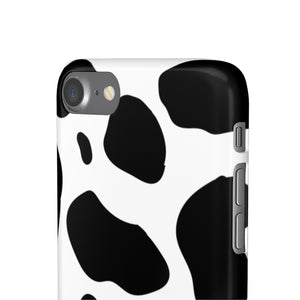 Black and White COW PRINT Phone Case