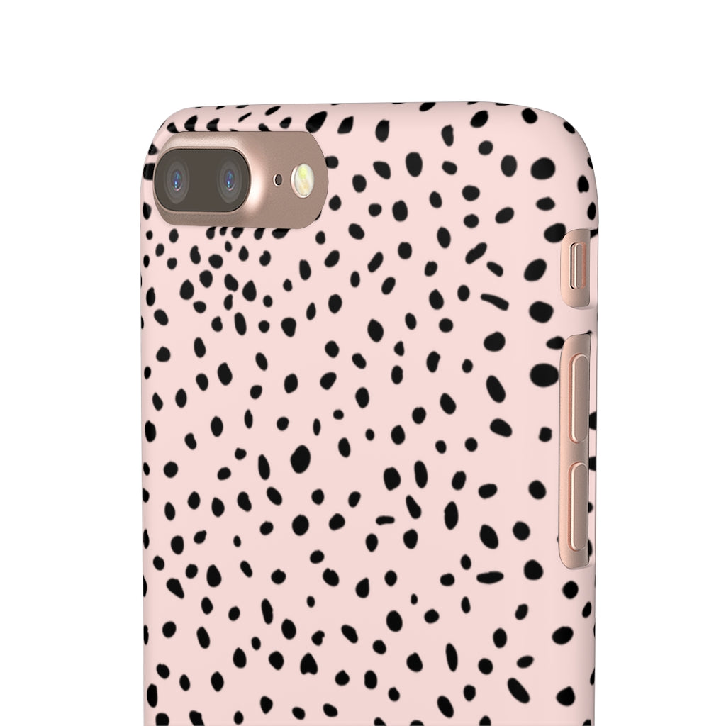 Light Pink Small Polka Dot Phone Case