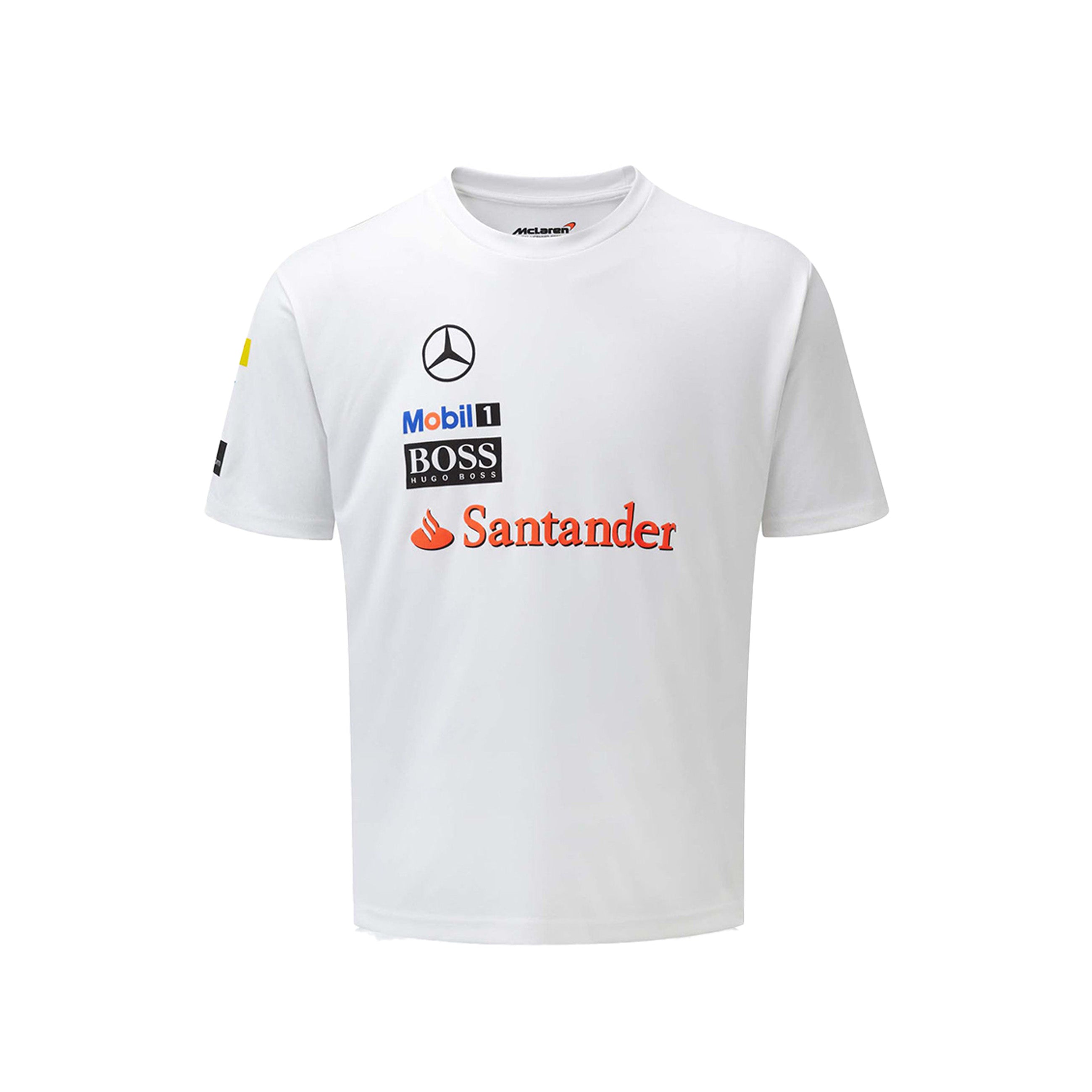 McLaren Mercedes Men's Sponsor T-Shirt White – Paddock Collection