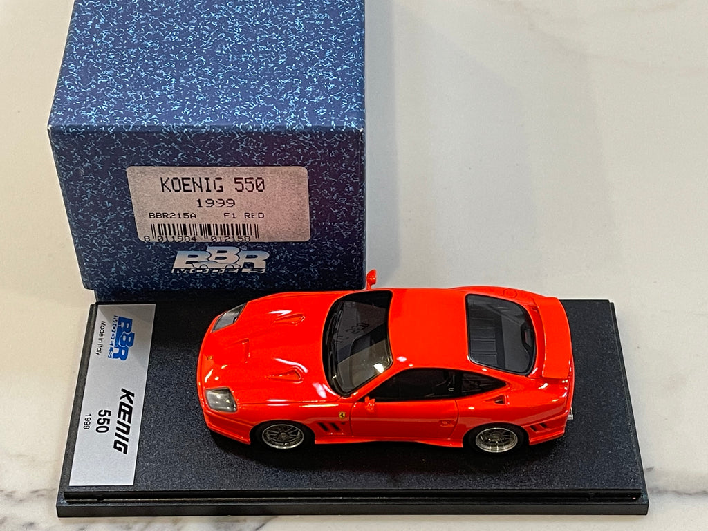 BBR 1/43 Ferrari 550 Millennium GT Monza 2000 Red No. 16 BG205