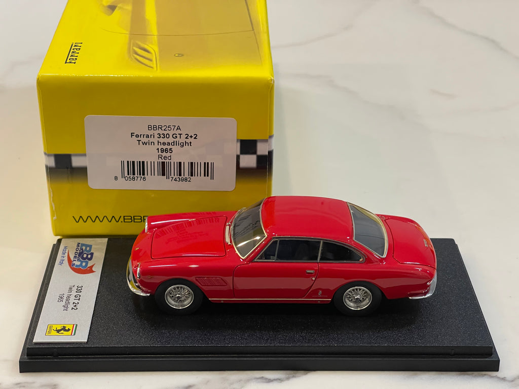 BBR 1/43 Ferrari 365 California 09127GT 1966 Red BBR255A – Paddock 