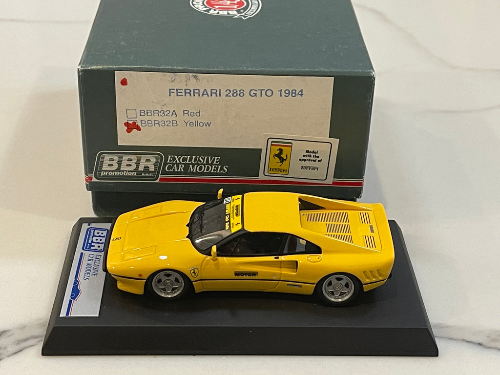 BBR 1/43 Ferrari Testarossa 1984 Yellow BBR139B – Paddock Collection