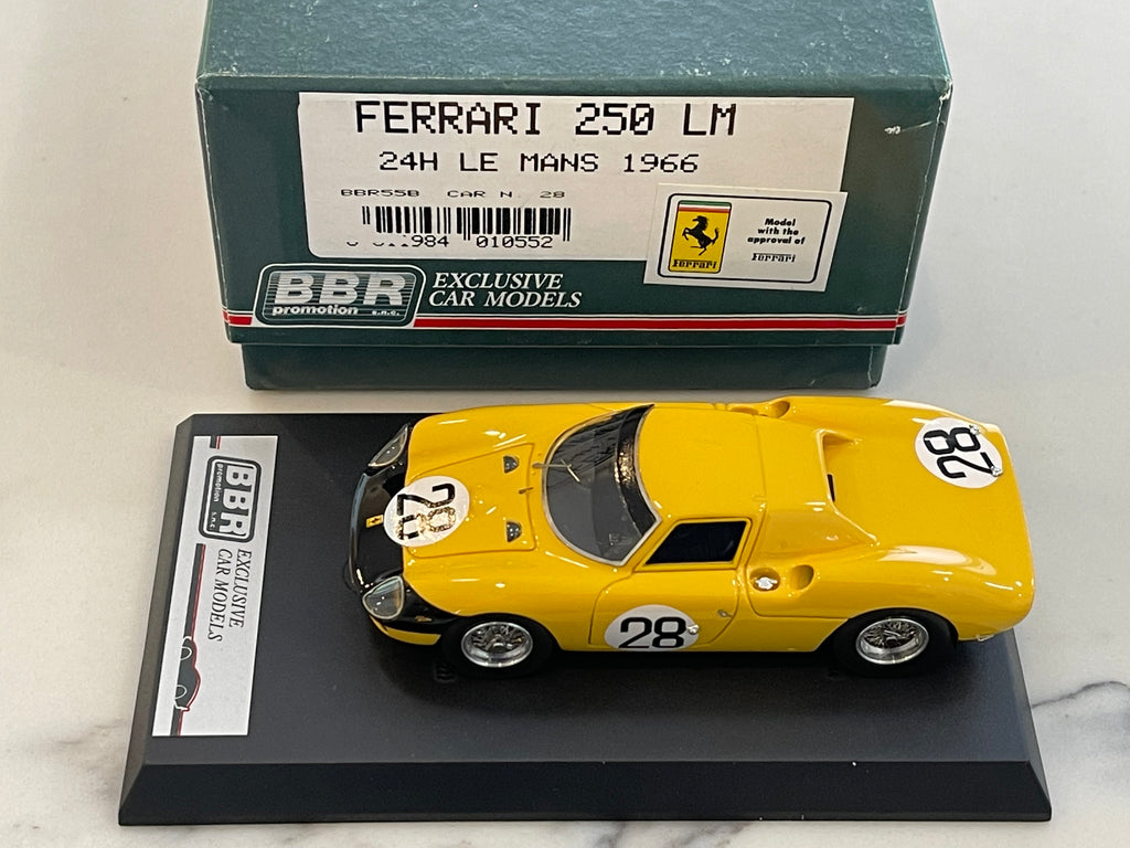 BBR 1/43 Ferrari 365 P2/3 24 Hours Le Mans 1966 Yellow No. 17 BC06 