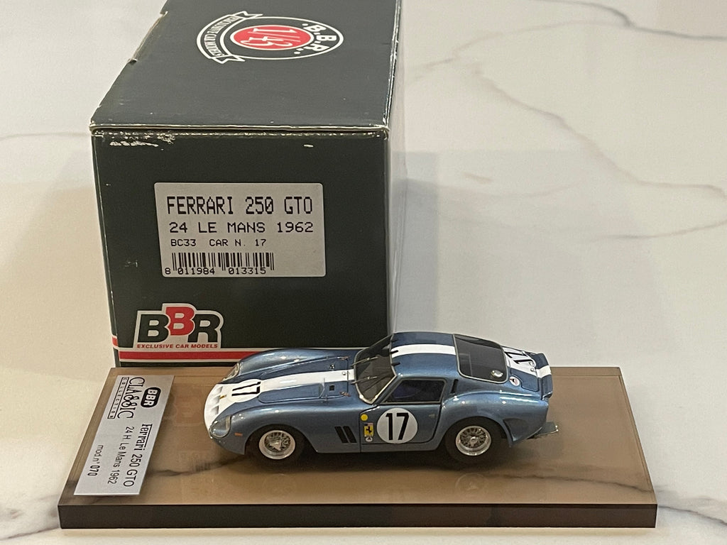 BBR 1/43 Ferrari 250 GTO Tour de France 1962 Silver No. 172 BC19 