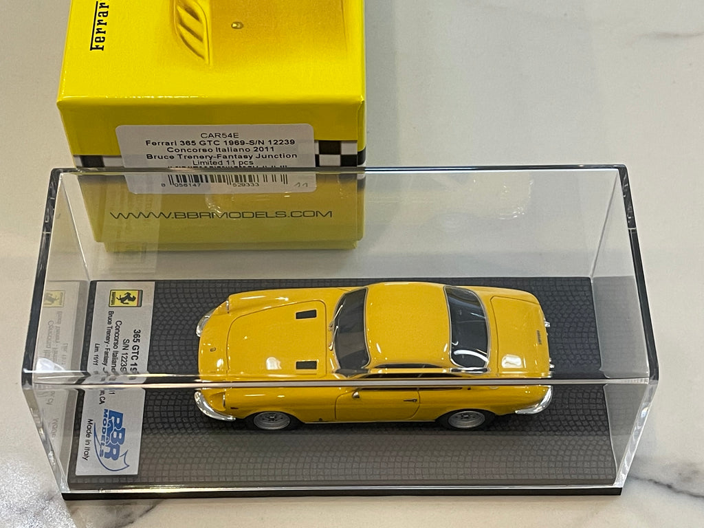 BBR 1/43 Ferrari 365 GTB4 24 Hours Le Mans 1975 Yellow No. 47 BC43