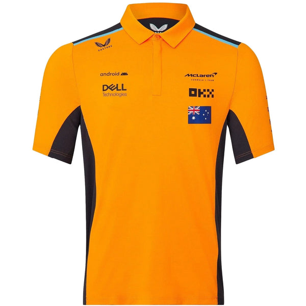 elk zingen rechtbank McLaren F1 Men's 2023 Team Lando Norris Polo Shirt Orange