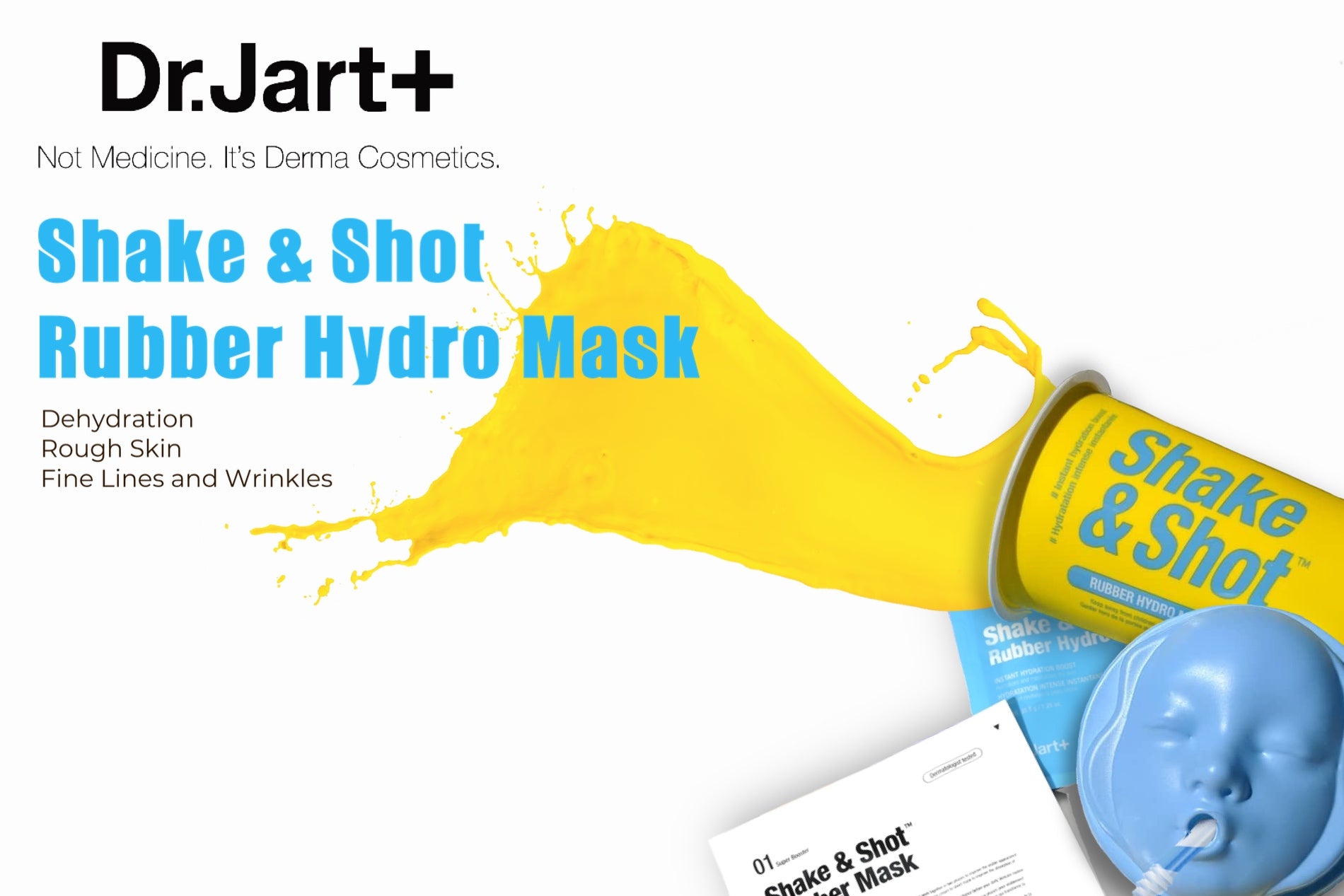 Dr. Jart+ Rubber Shake & Shot Hydro Mask Advertisement photo