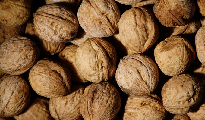 Brown walnuts