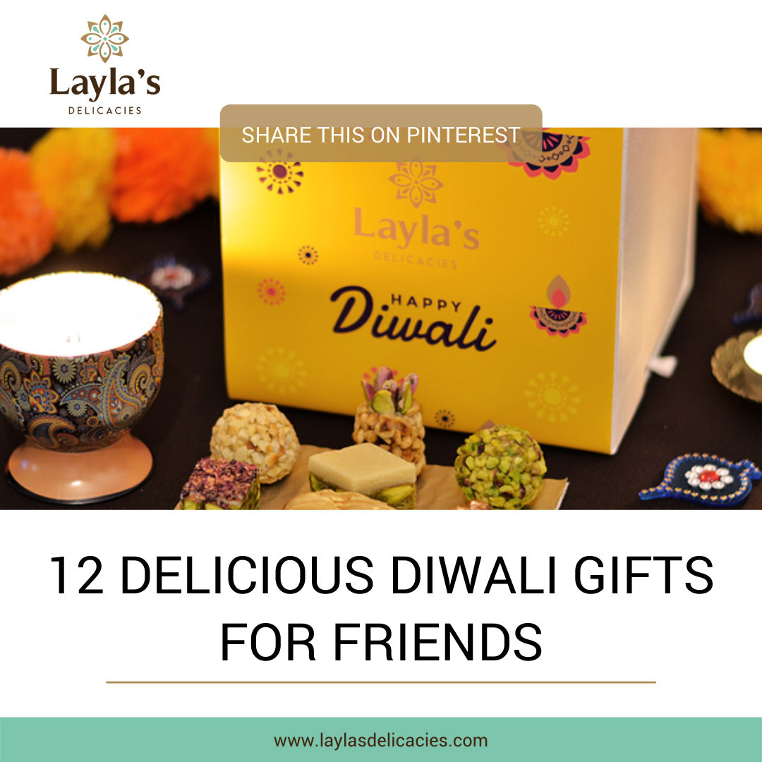 Pinterest pin 12 Delicious Diwali gifts