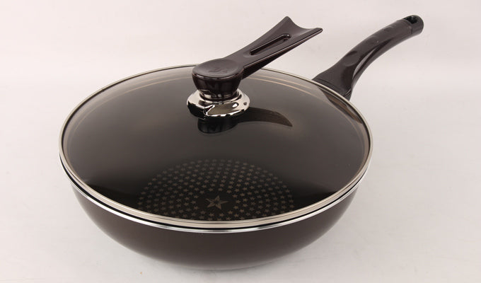 large nonstick pan with lid