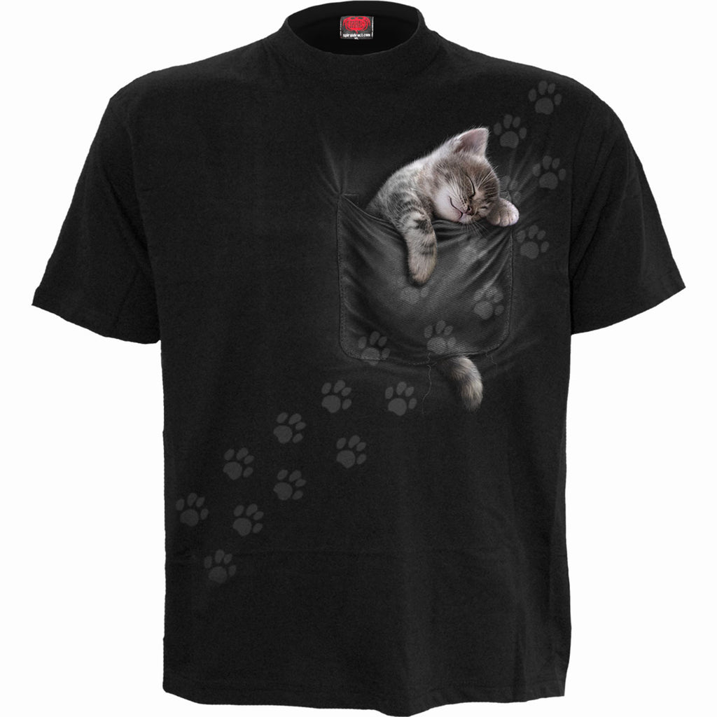 kitten pocket shirt