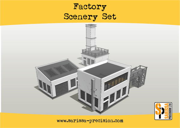 Bolt Action Factory Scenery Set