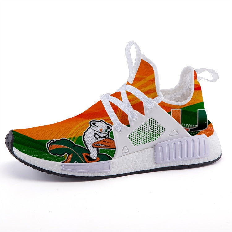 custom miami hurricanes shoes