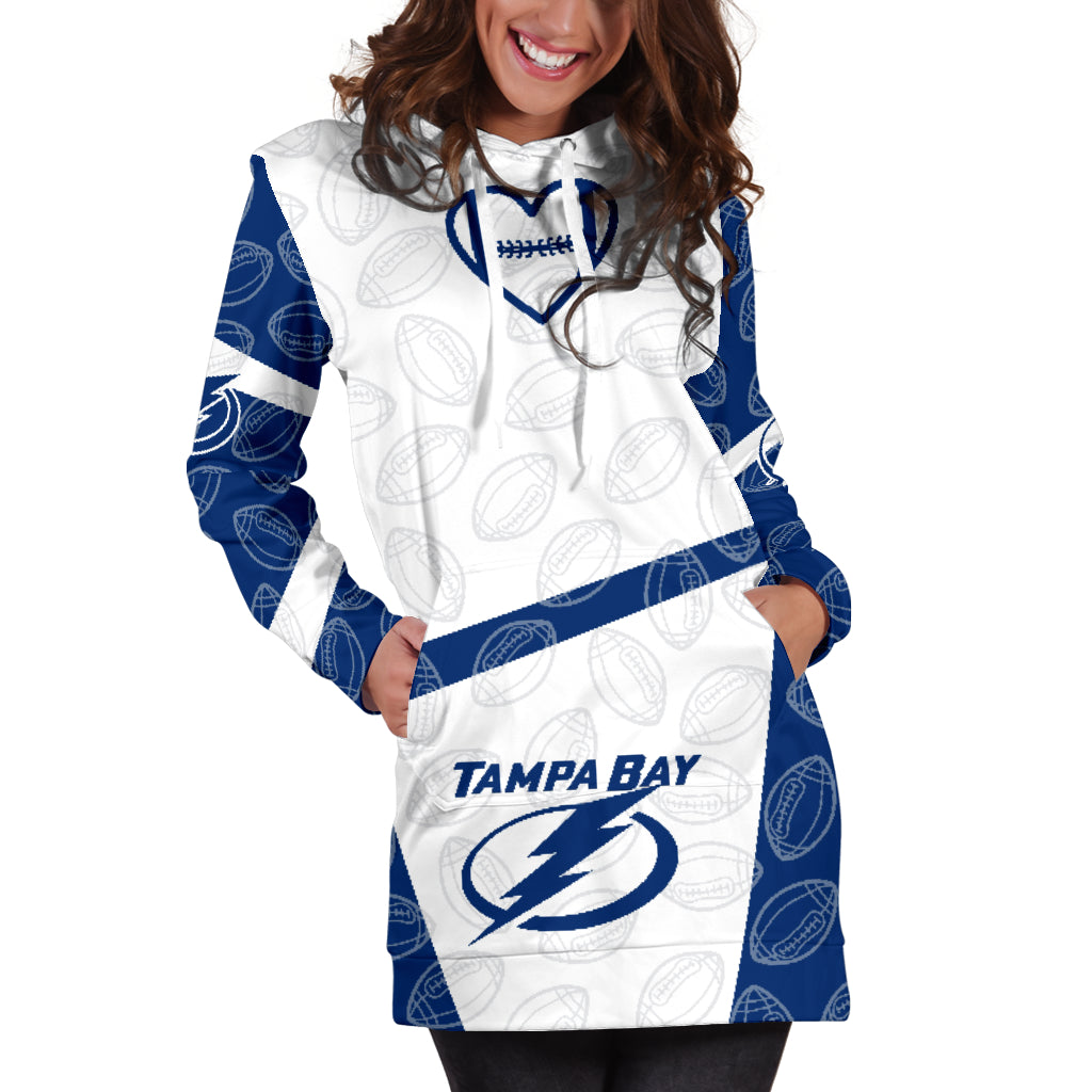 Tampa Bay Lightning Hoodie Dress - Fan Made Club