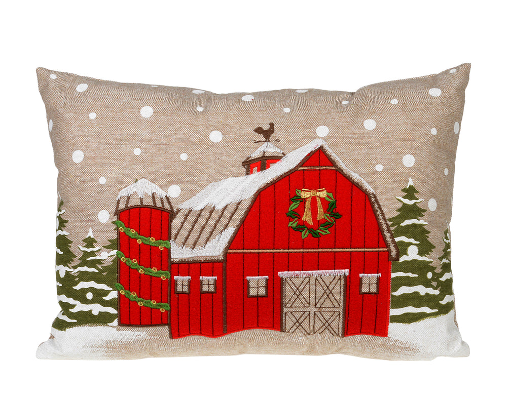 Red Truck Christmas Throw Pillow Family Christmas Pillow Family Name  Decorative Pillow Holiday Gift Pillow and insert included P153