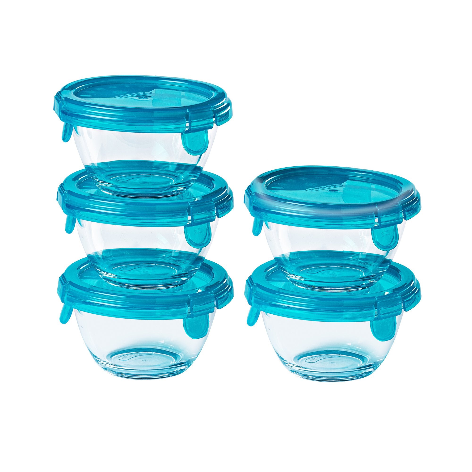  haakaa High Borosilicate Glass Baby Food Storage Jars with  Silicone Lid-6 Set,4 oz Baby Food Storage Containers for Freezer&Microwave  & Dishwasher Safe : Baby