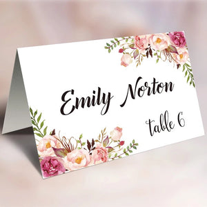 wedding guest place cards