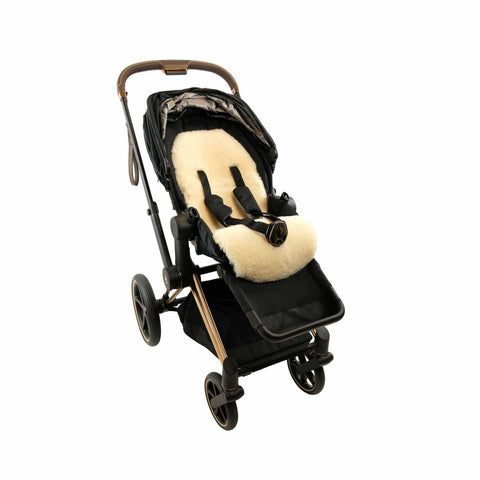 Photo of our stroller lambskin liner product - Yellow Earth Australia