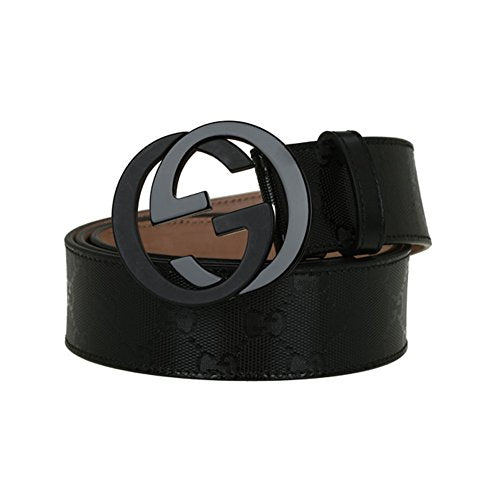 blacked out gucci belt