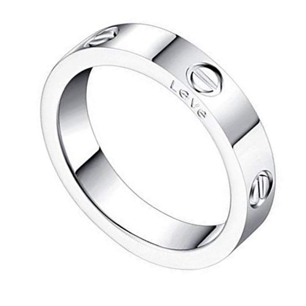cartier screw ring silver