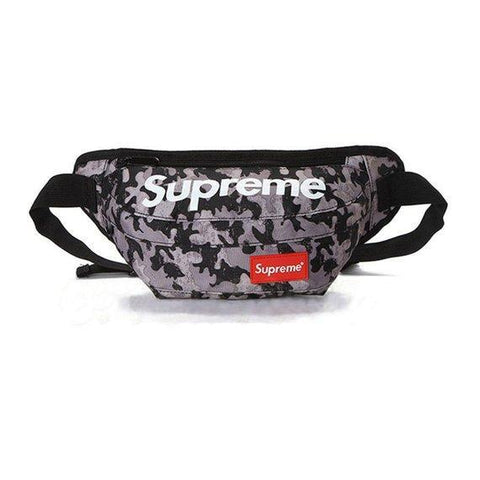 grey supreme fanny pack