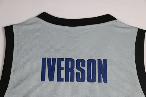 allen iverson georgetown throwback jersey